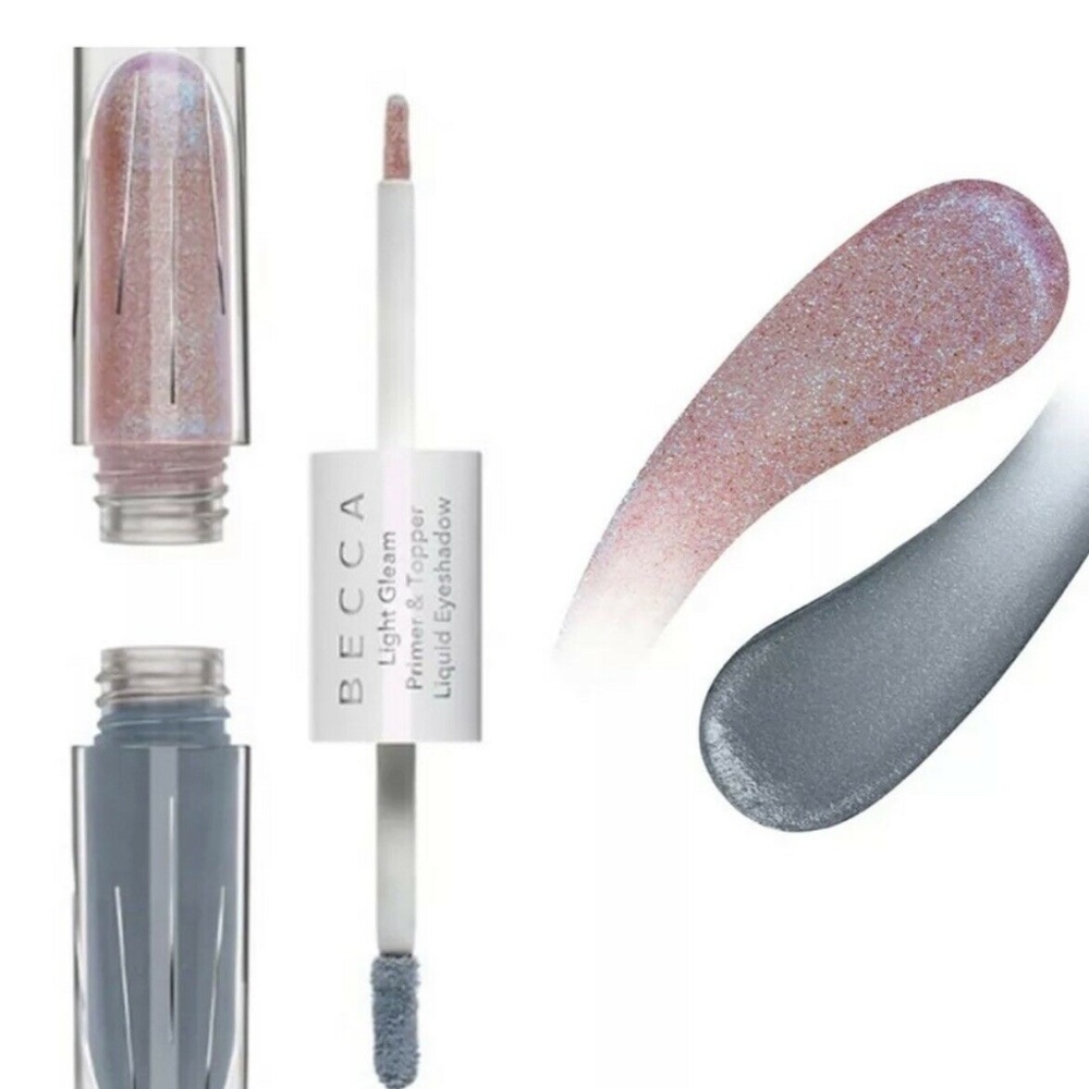 NEW Becca Light Gleam Liquid Eyeshadow and Primer in REFRACT Sky Blue